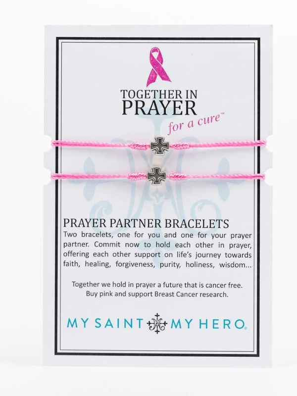 TOGETHER IN PRAYER FOR A CURE - PINK/SILVER