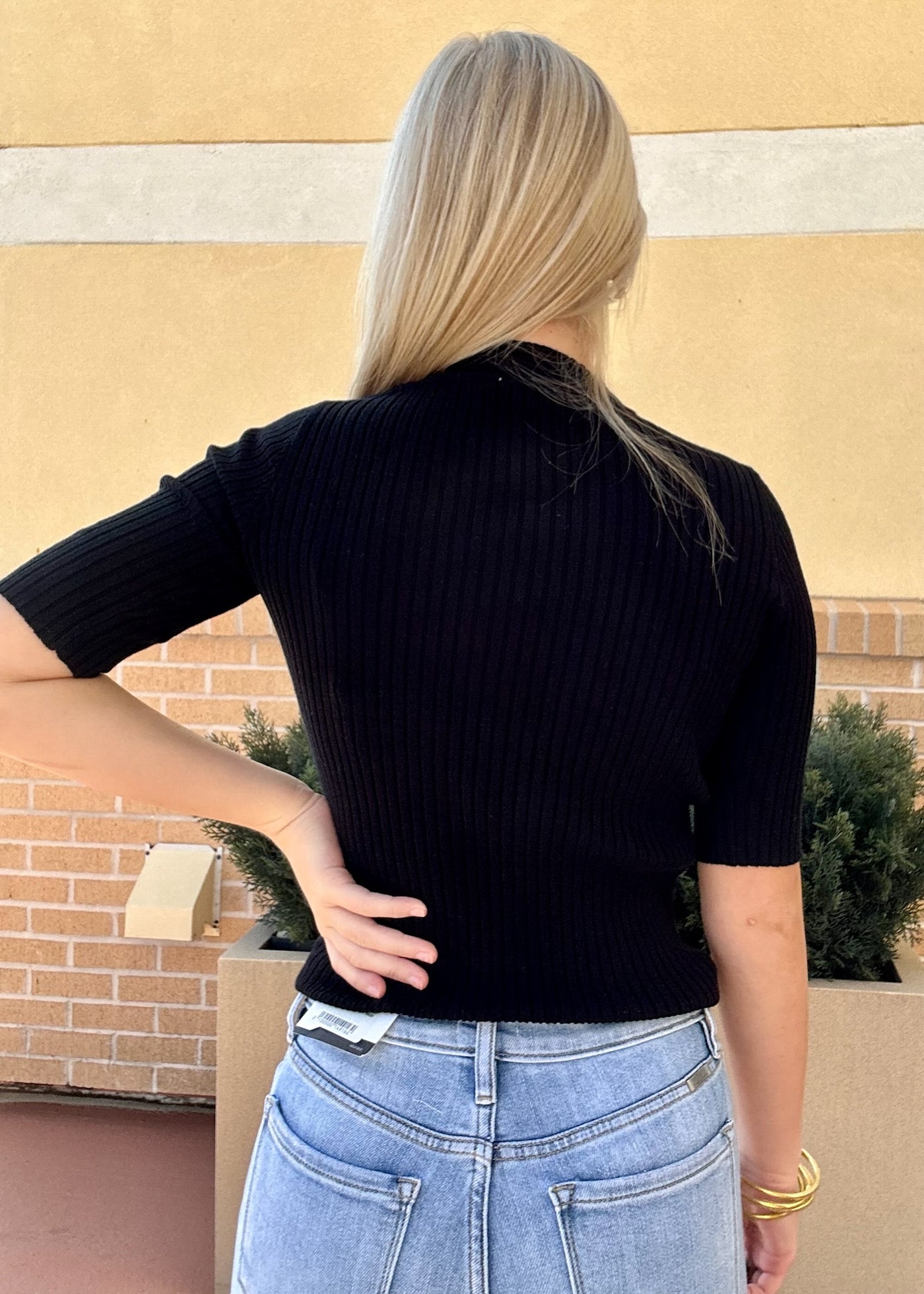 BACK VIEW OF AVA IN TOP