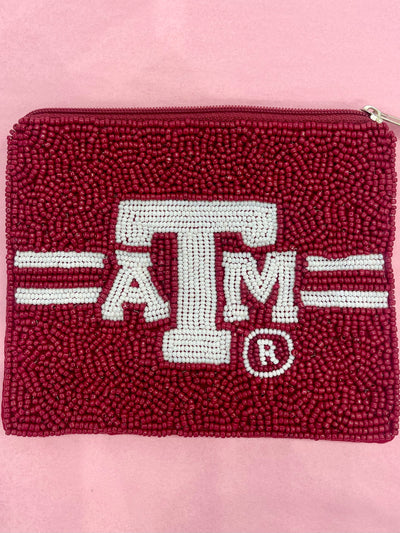 A&M coin pouch front view