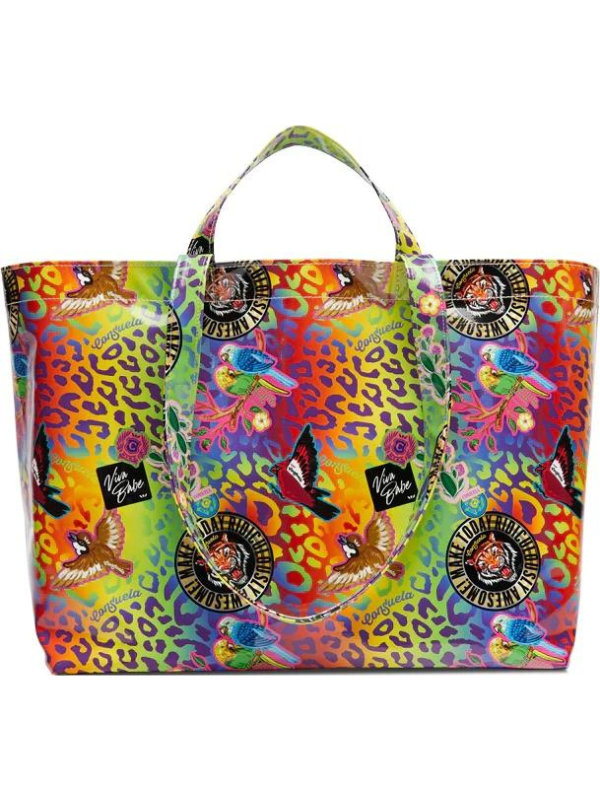 bright leopard bag