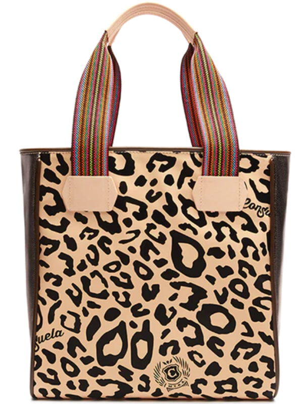 brown leopard bag back