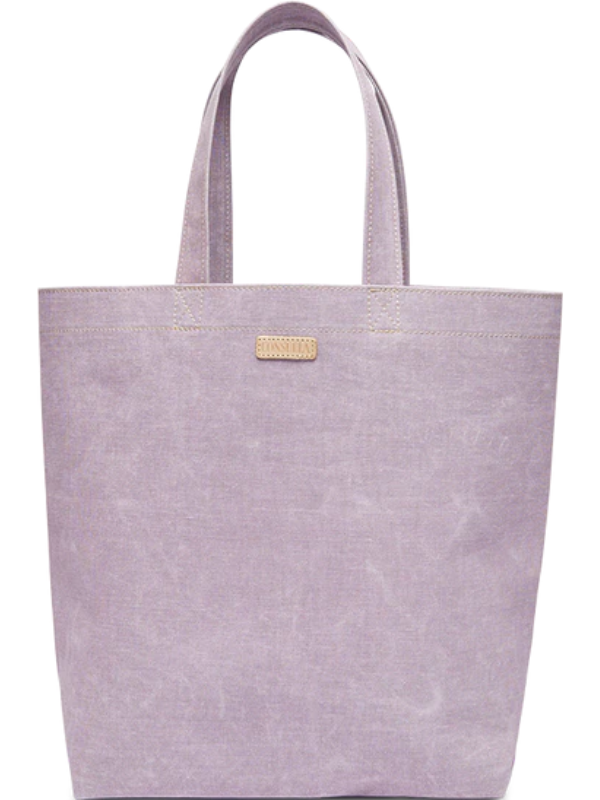 lilac canvas bag