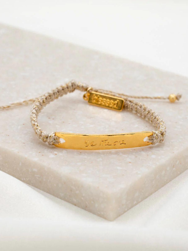 BE THE ONE BRACELET - METALLIC GOLD/GOLD