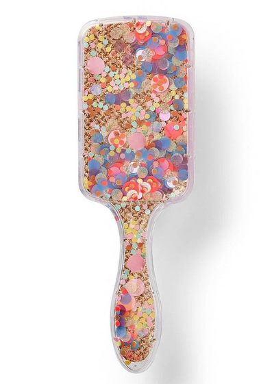 PADDLE HAIR BRUSH BRING ON THE FUN CONFETTI BACK VIEW