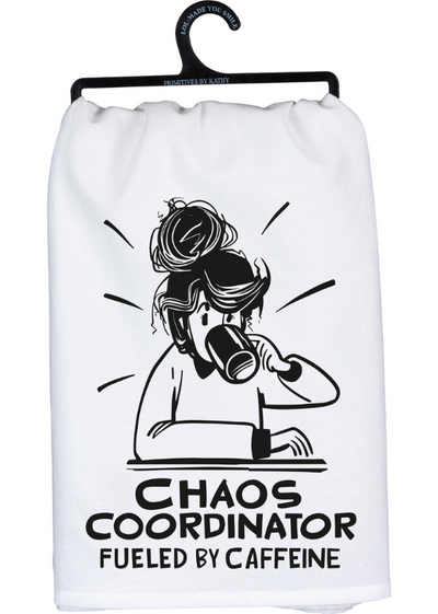 KITCHEN TOWEL CHAOS COORDINATOR FRONT VIEW