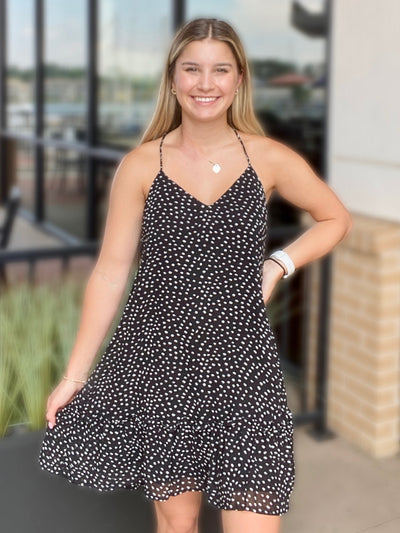 FRONT VIEW OF JENNA IN DRESS