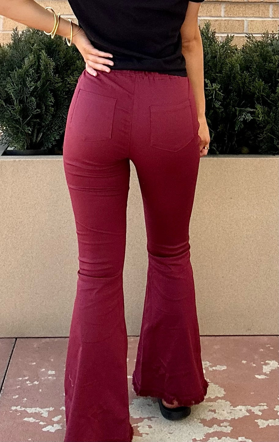 BACK VIEW OF PANTS