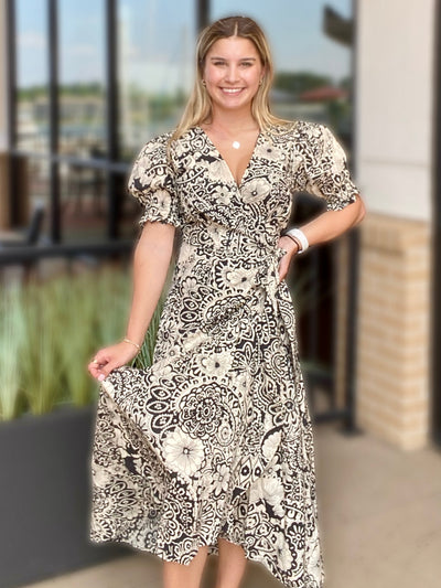 FRONT VIEW OF JENNA IN DRESS