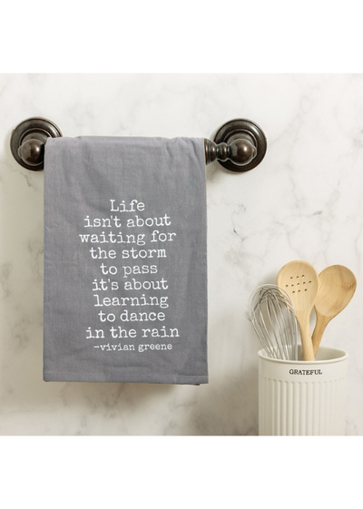 KITCHEN TOWEL - LEARNING TO DANCE IN THE RAIN