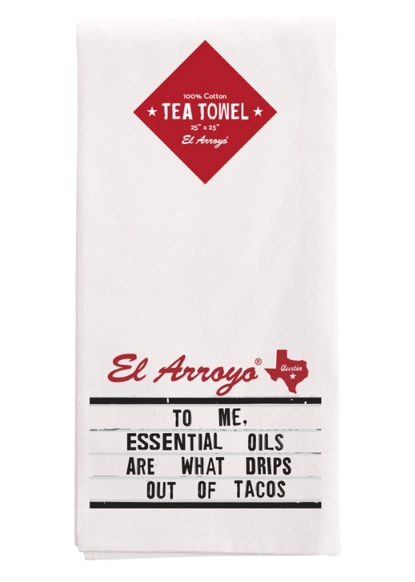 TEA TOWEL - ESSENTIAL OILS