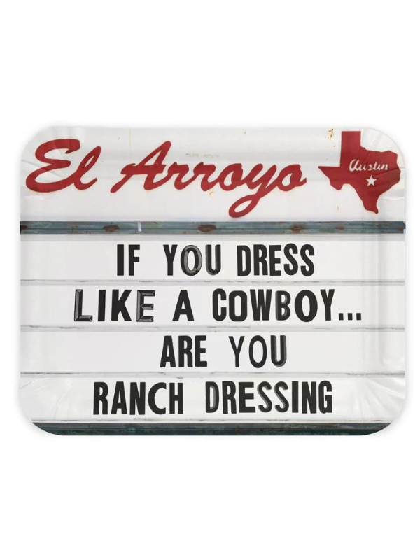 PARTY PLATES - RANCH DRESSING - PACK OF 12