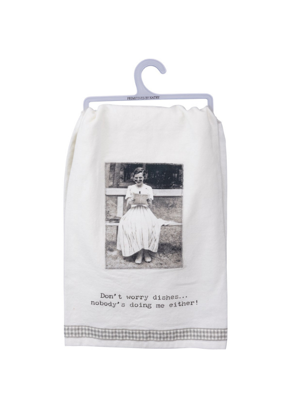 KITCHEN TOWEL - DON'T WORRY DISHES