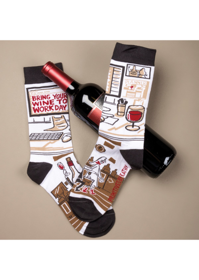 SOCKS - BRING YOUR WINE TO WORK DAY