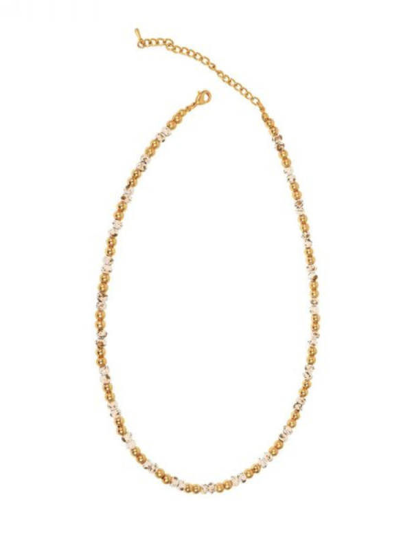 GOLD BEADED NECKLACE