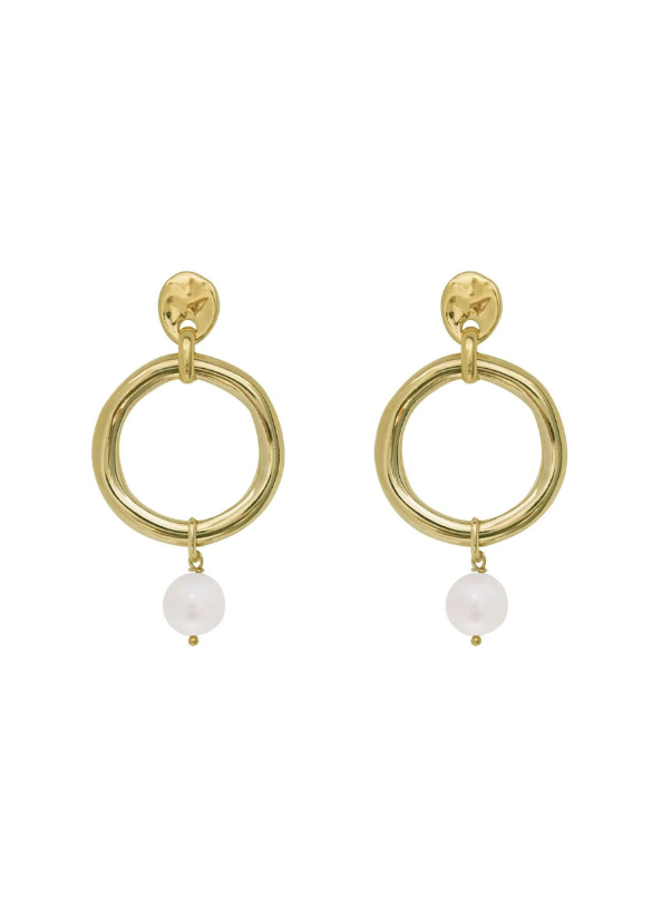 AMULET EARRINGS 91 - GOLD PLATED