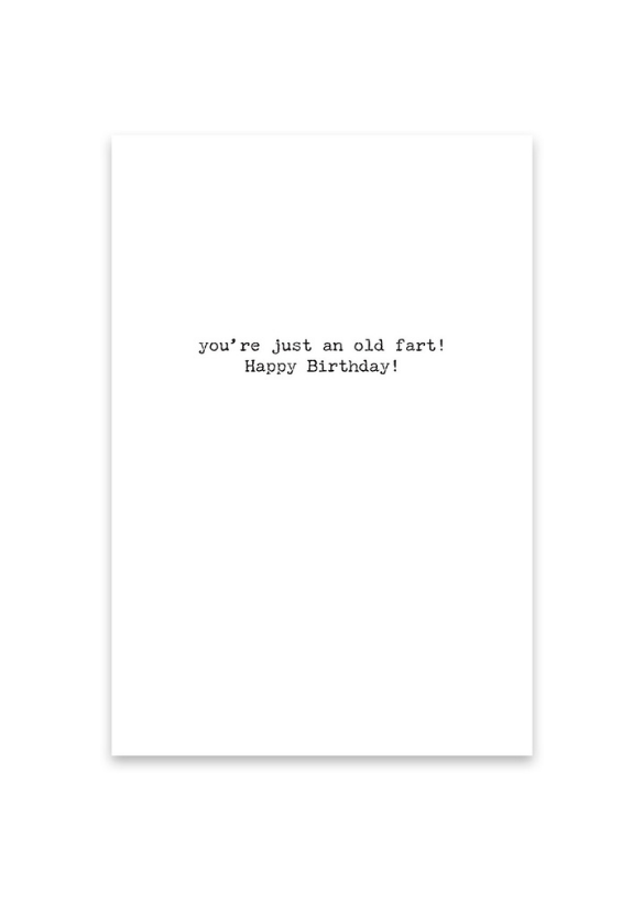 GREETING CARD - OLD FART