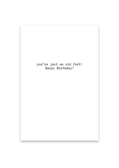 GREETING CARD - OLD FART