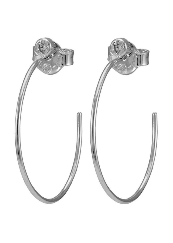 SIMA HOOPS - BRUSHED SILVER