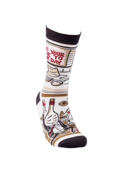 SOCKS - BRING YOUR WINE TO WORK DAY