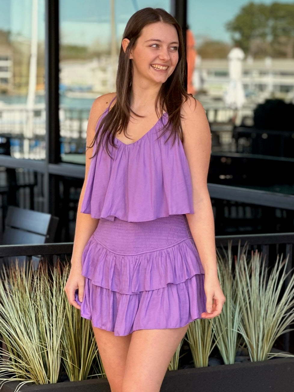FREE TO BE ROMPER - VIOLET