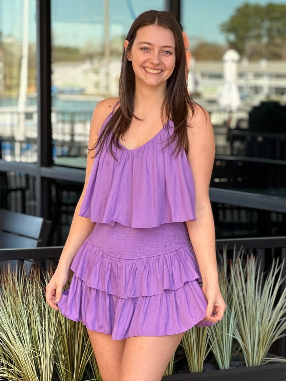 FREE TO BE ROMPER - VIOLET