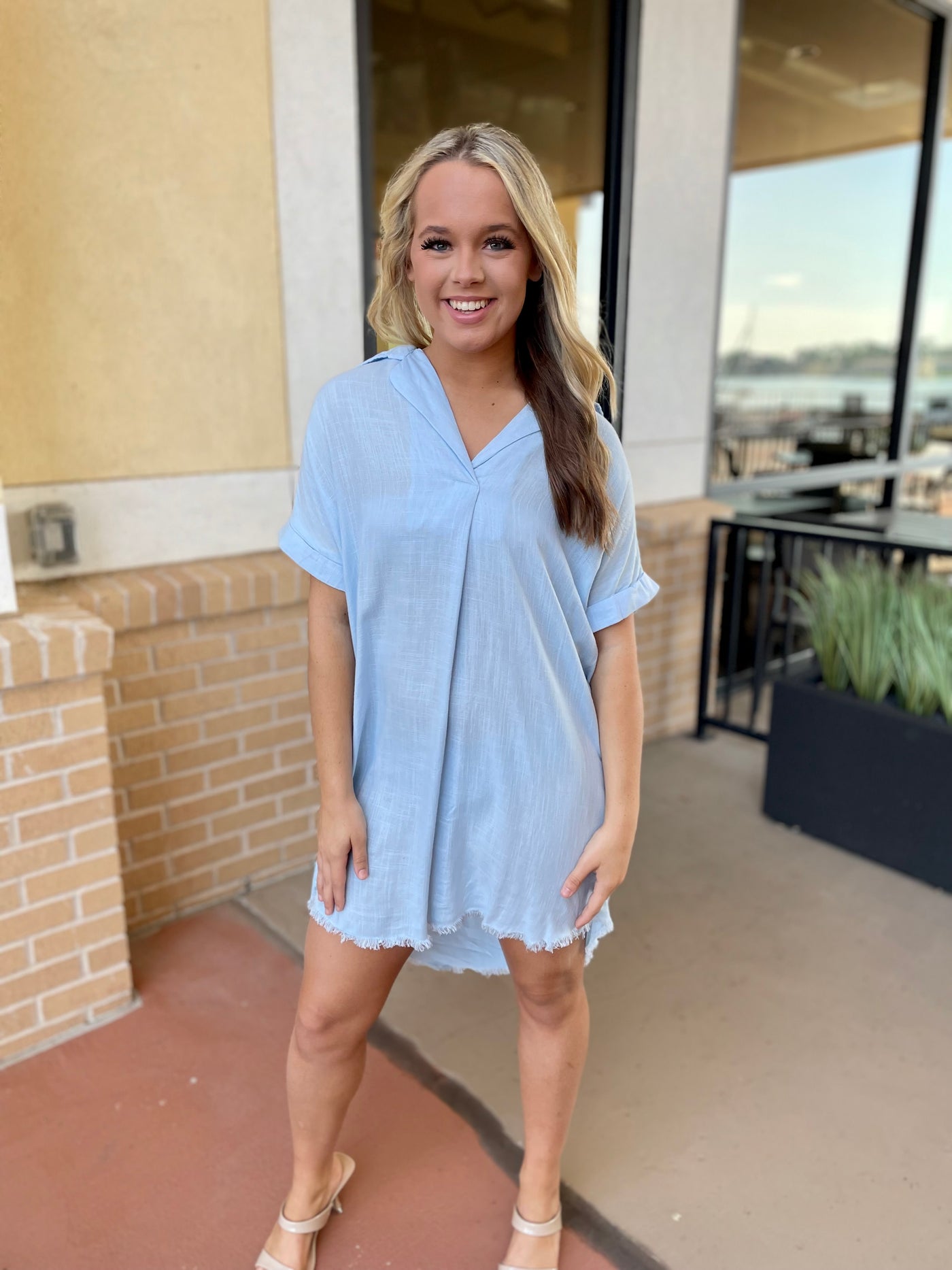 BRY MODELING DRESS FRONT VIEW